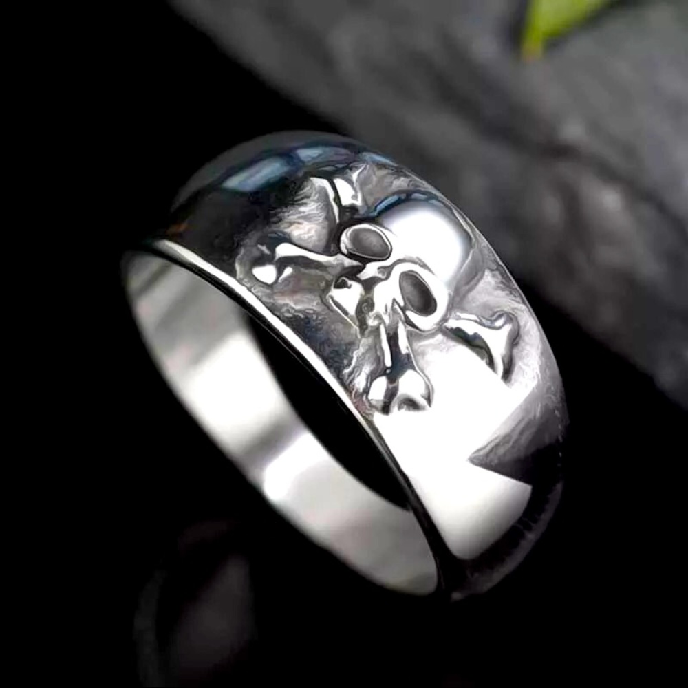 Skull Ring Sz 9.5 -10